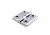 Петля листовая RZP 199 с отверстиями (50х50 мм, хром)