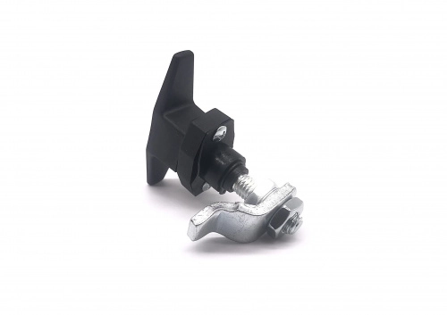 Замок с Т-образной ручкой RZR 240-8 v1 компрессионный (черный, без ключа,полиамид)